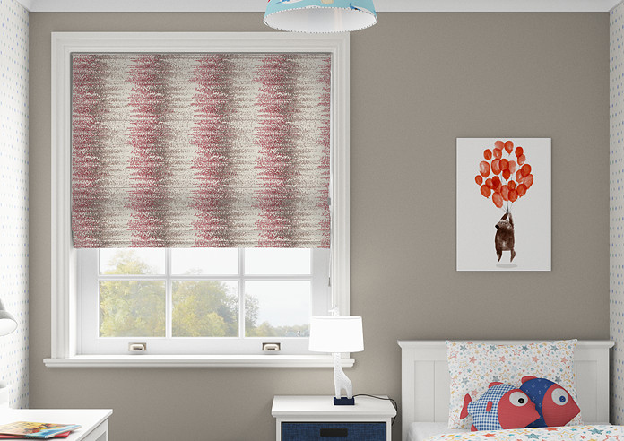 Highbury, Rosso - Roman Blind - Image 3
